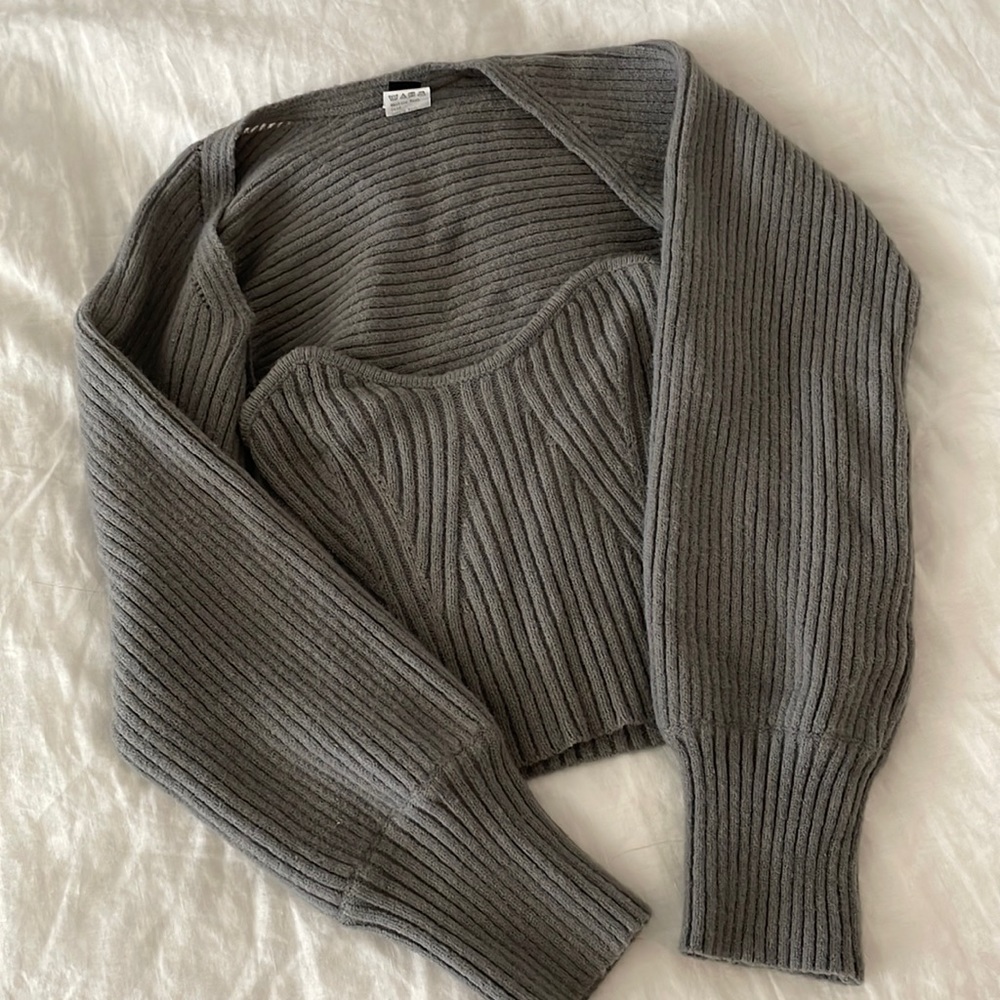 Shein Knit Tube Top with Bolero